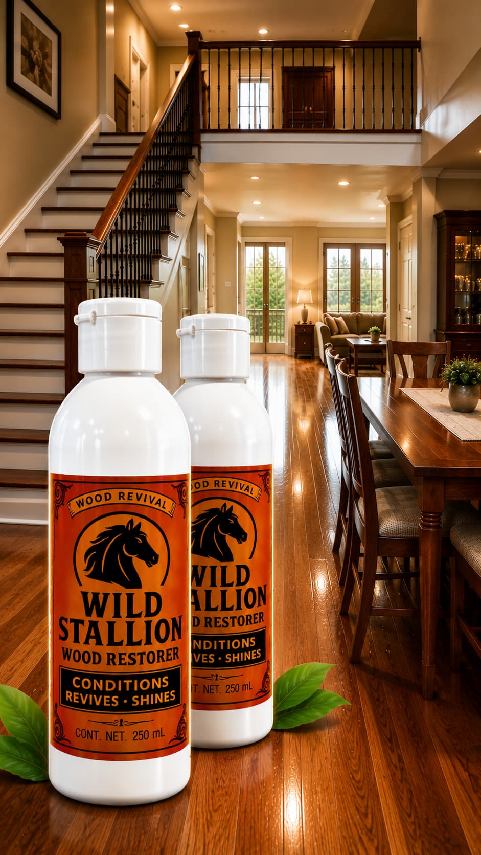 Restaurador de Madera Wild Stallion - Revive tu madera sin esfuerzo🚪