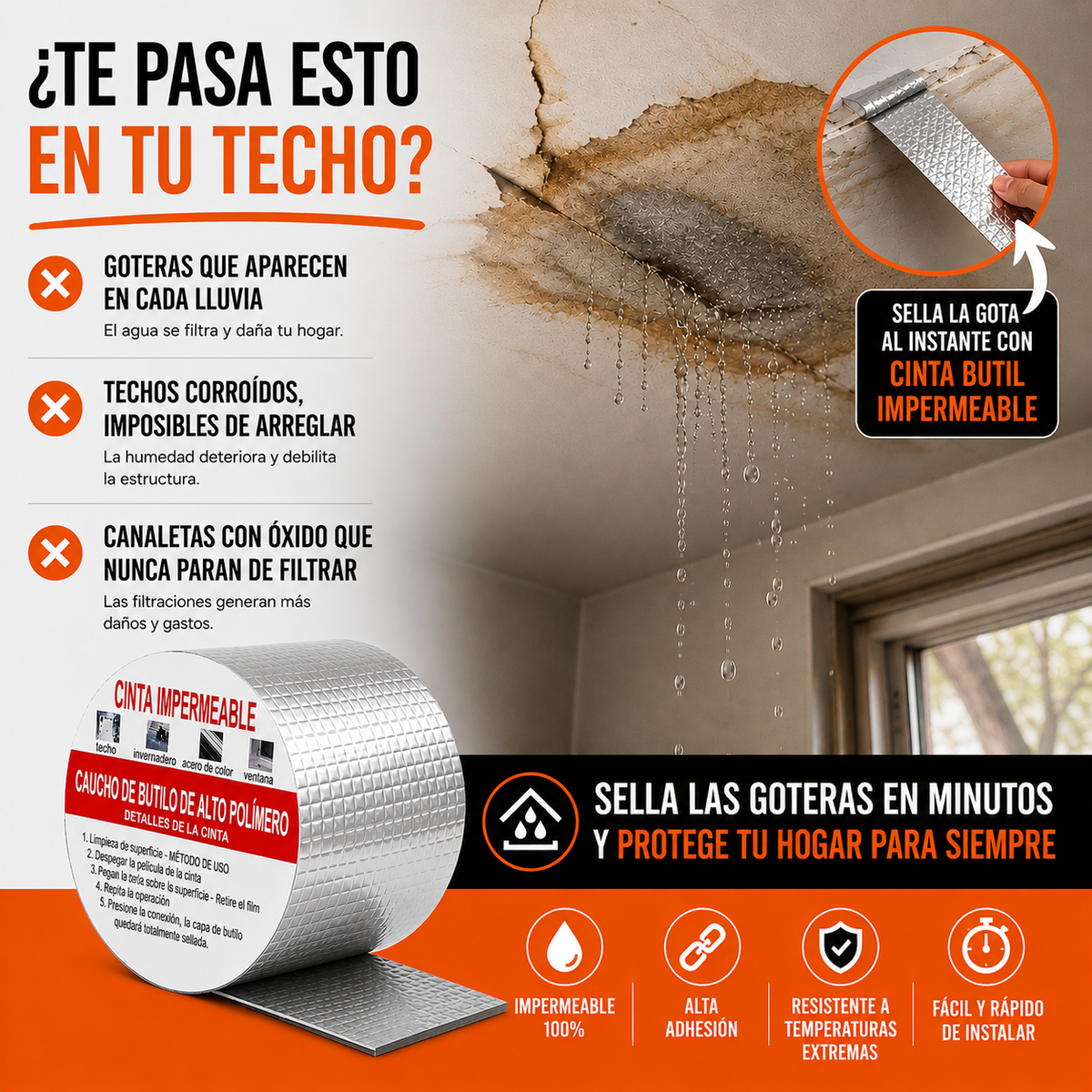Cinta Impermeable | Ultra Adhesiva