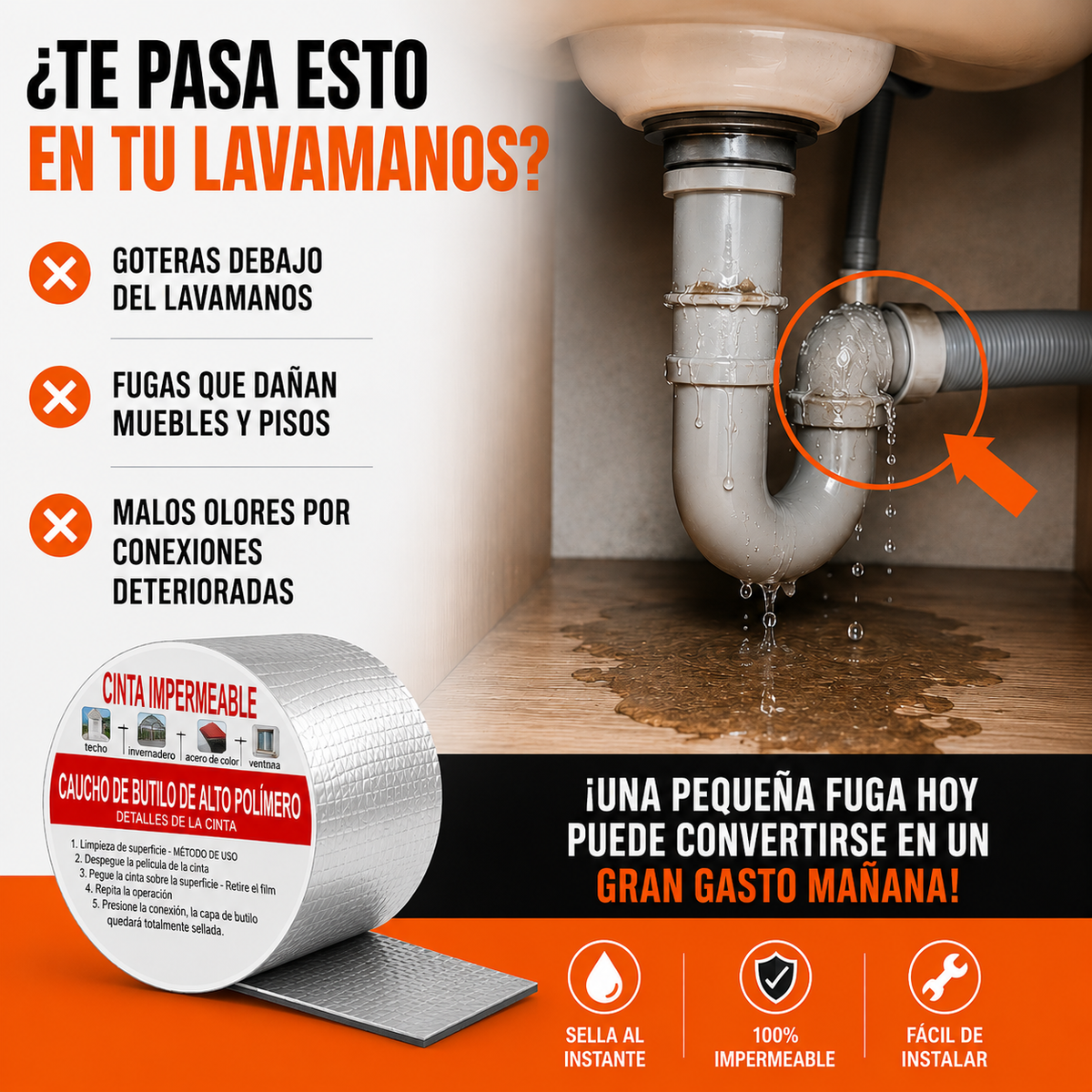 Cinta Impermeable | Ultra Adhesiva