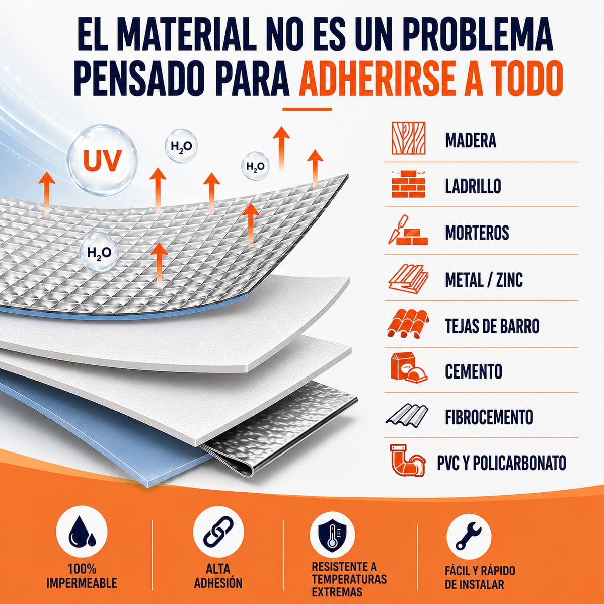 Cinta Impermeable | Ultra Adhesiva