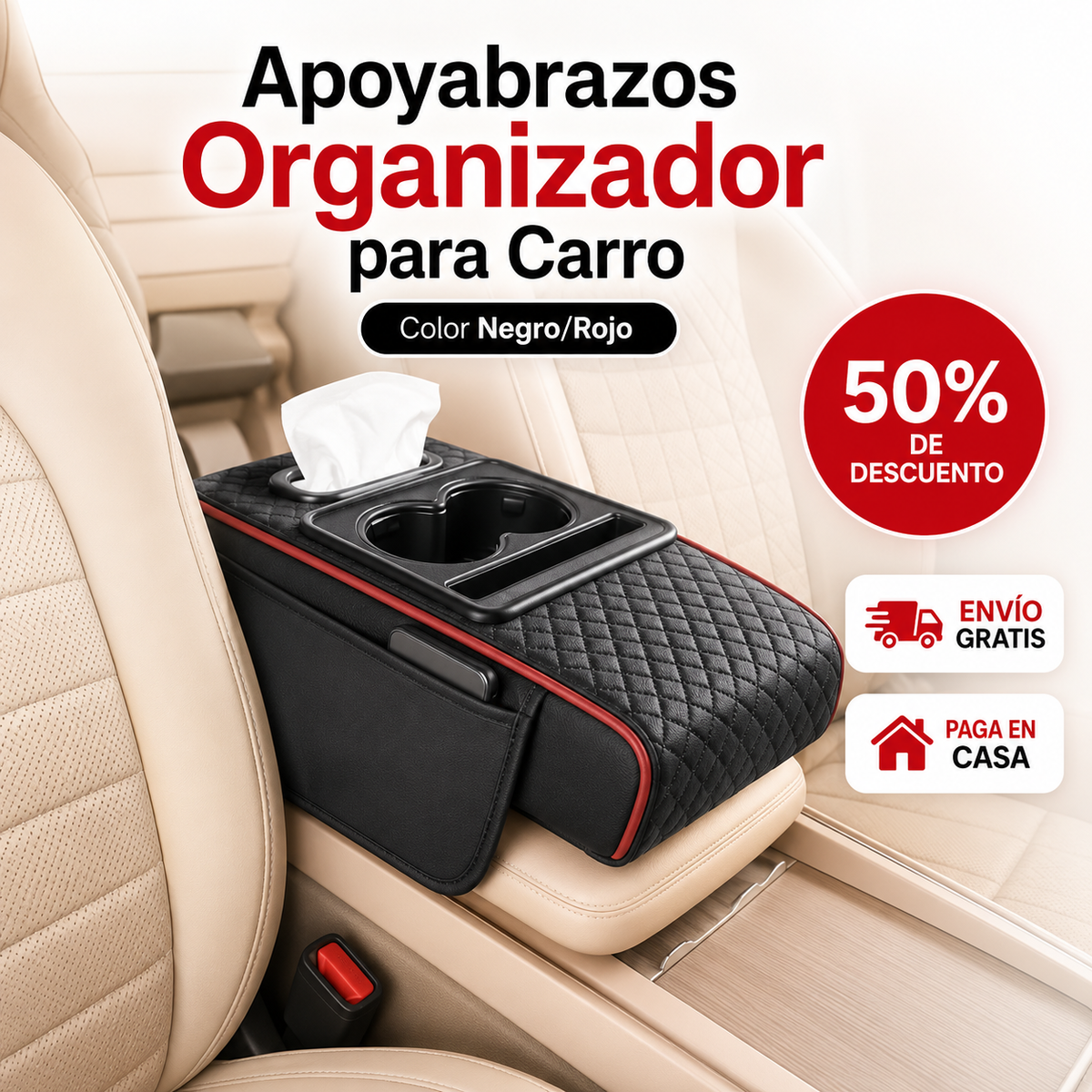 REPOSA BRAZOS PARA AUTOS