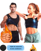 🎁Promoción del 50%🎁 Camiseta Faja Efecto Sauna: Para Hombres y Mujeres