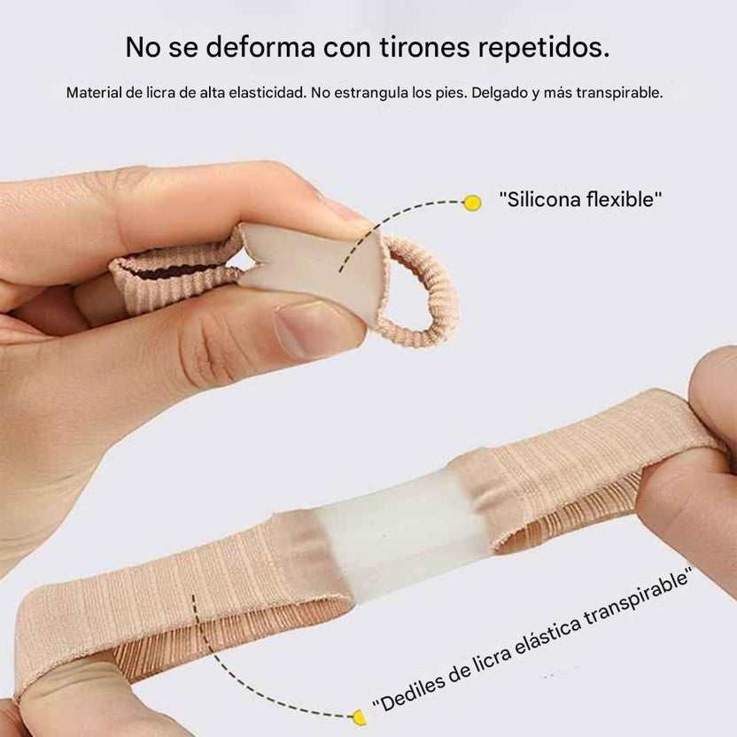 Par Separadores de dedos alivio del dolor y alineación cómodos
